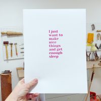 Makers Mantra Print