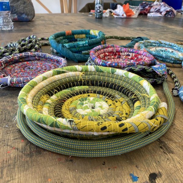 Upcycled Fabric Baskets