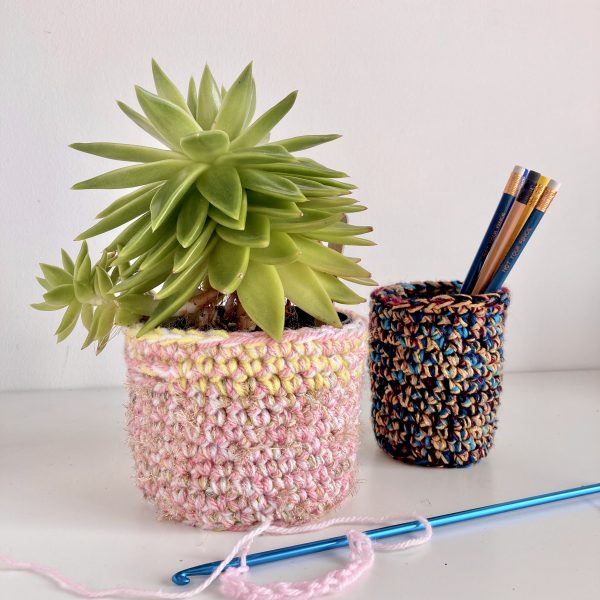 'Waste Knot' Crochet Pots - Image 4