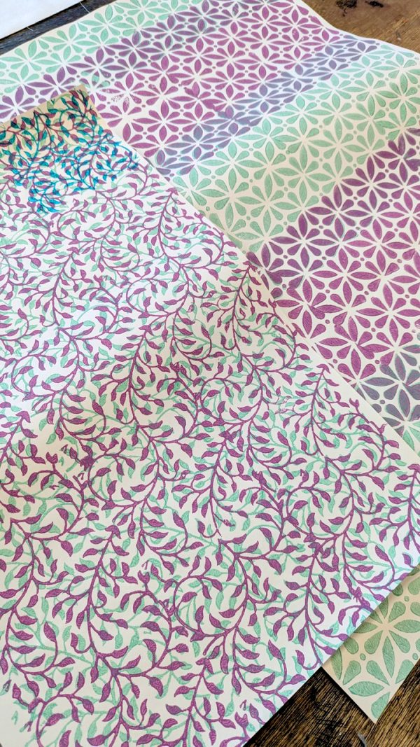 Repeat Pattern - Block and Lino Printing - Image 17