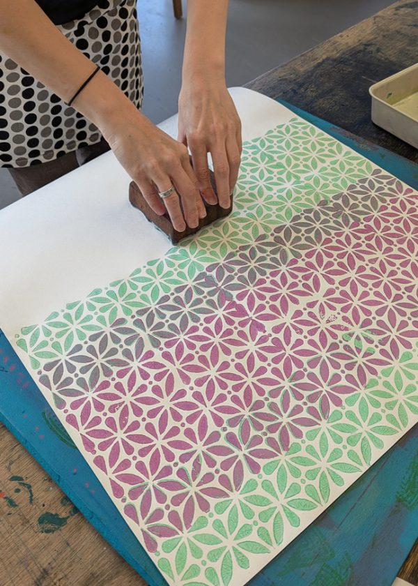 Repeat Pattern - Block and Lino Printing - Image 4