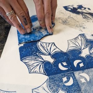 Repeat Pattern - Block and Lino Printing