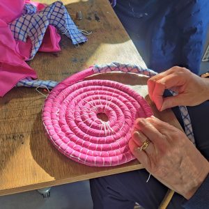 Upcycled Fabric Baskets