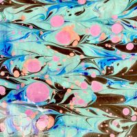 Marbling on Paper and Fabric